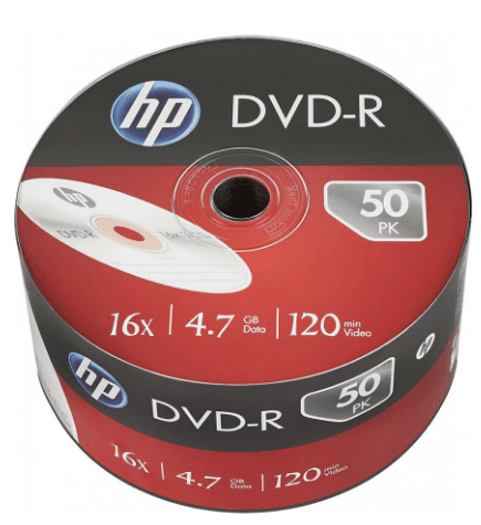 DVD-R HP 16х4.7 Gb bulk (50) (600) 