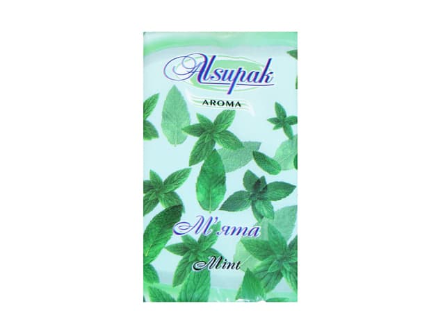 Хустинки паперові Alsupak М`ята (10) (160)