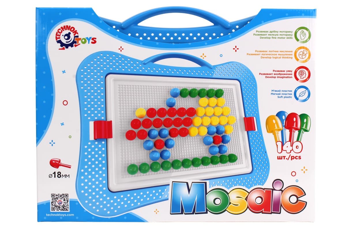 Мозаїка-6 Технокомп 140 деталей (10) 3381
