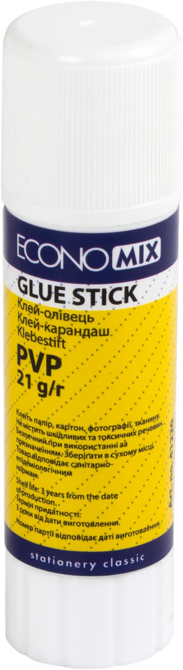 Клей-олівець Economix Е41220 21г PVP