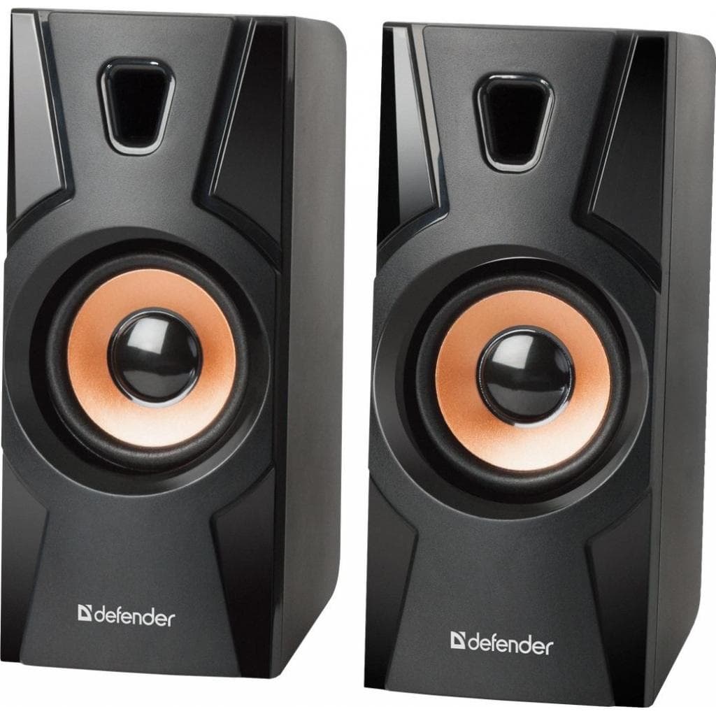 АС 2.0 Defender Aurora S8 2x4Bт USB black №65408