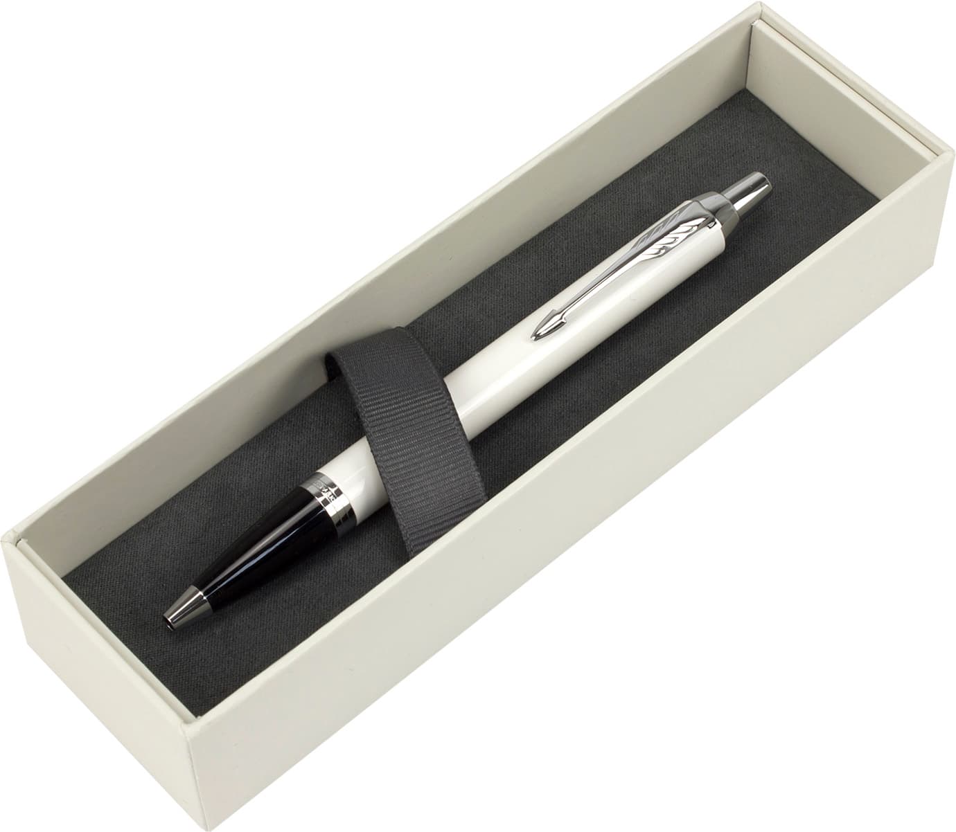 Ручка шариковая Parker IM White хром 22632