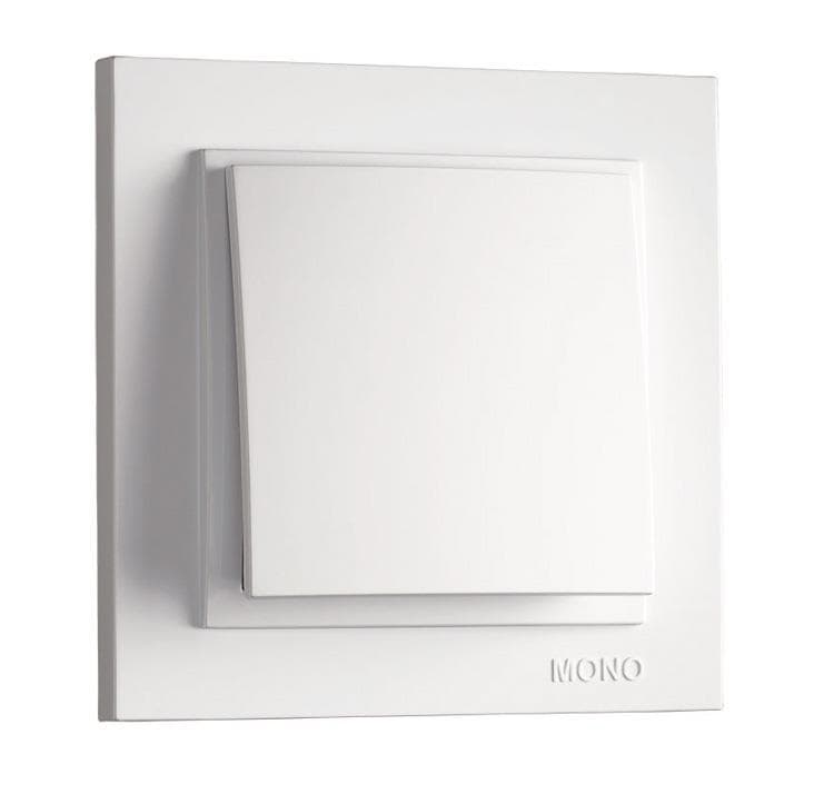 Вимикач Mono Electric, Despina 1 клапан білий (10) 102-190025-100