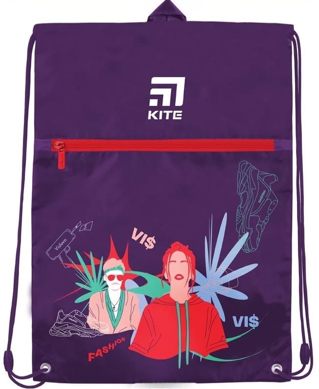 Сумка для обуви с карманом Kite Education VIS19-601L-1