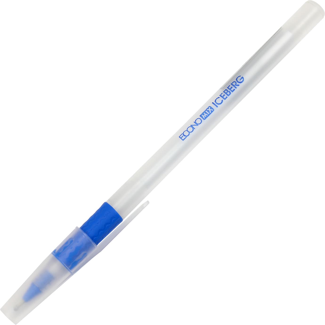 Ручка кулькова масляна Economix Iceberg 0,7мм синя (50) (100) (2000) E10197-02