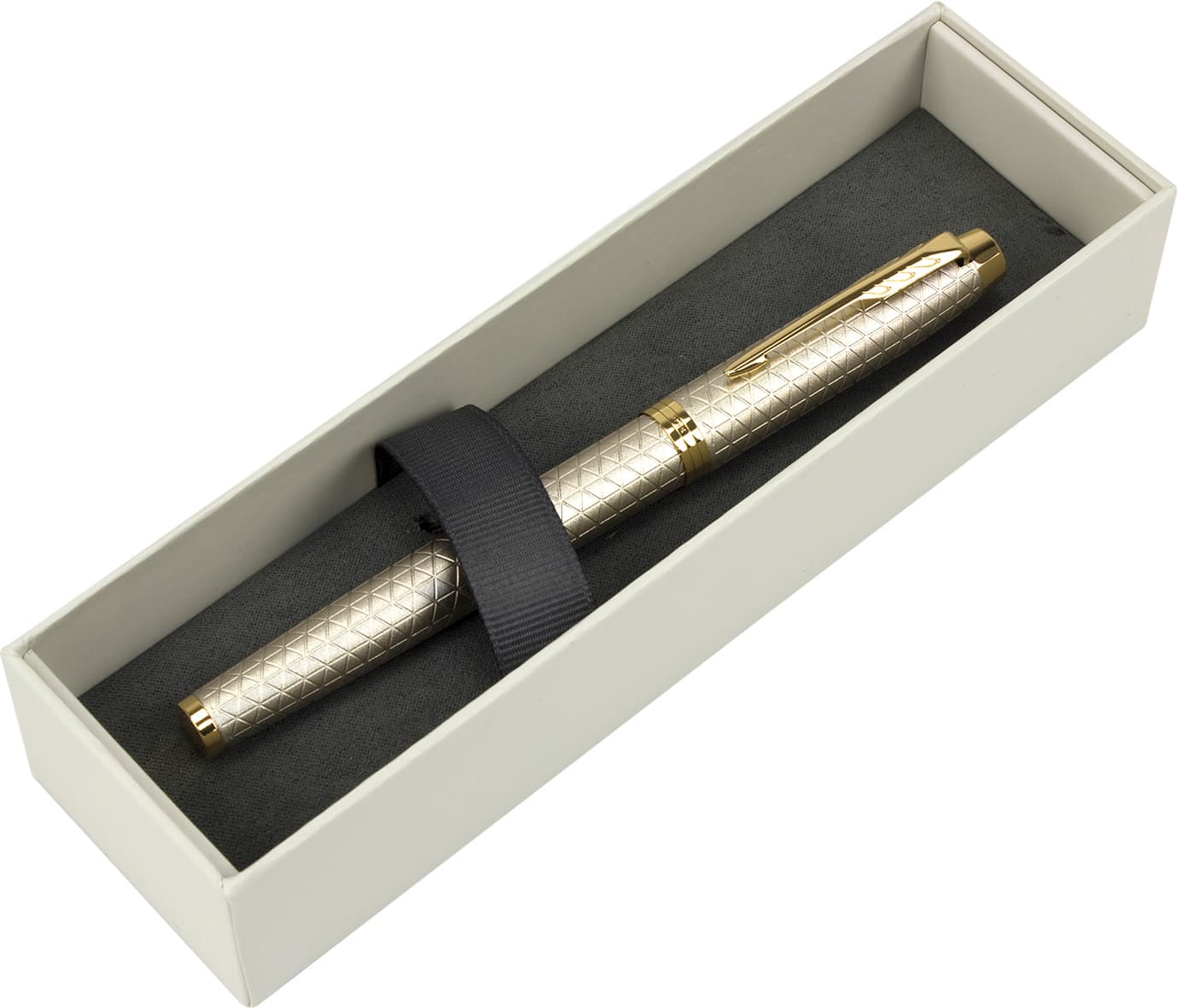 Ручка чернильная IM Premium Warm Silver с позолотой 24111 