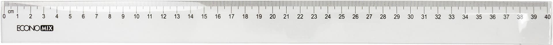 Линейка пластиковая 40см Economix (48) E81308