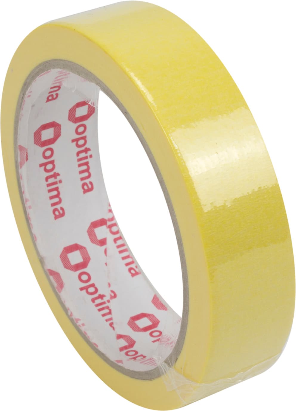 Стрічка клейка малярна Optima 24 ммх27 м жовта (1) O45341