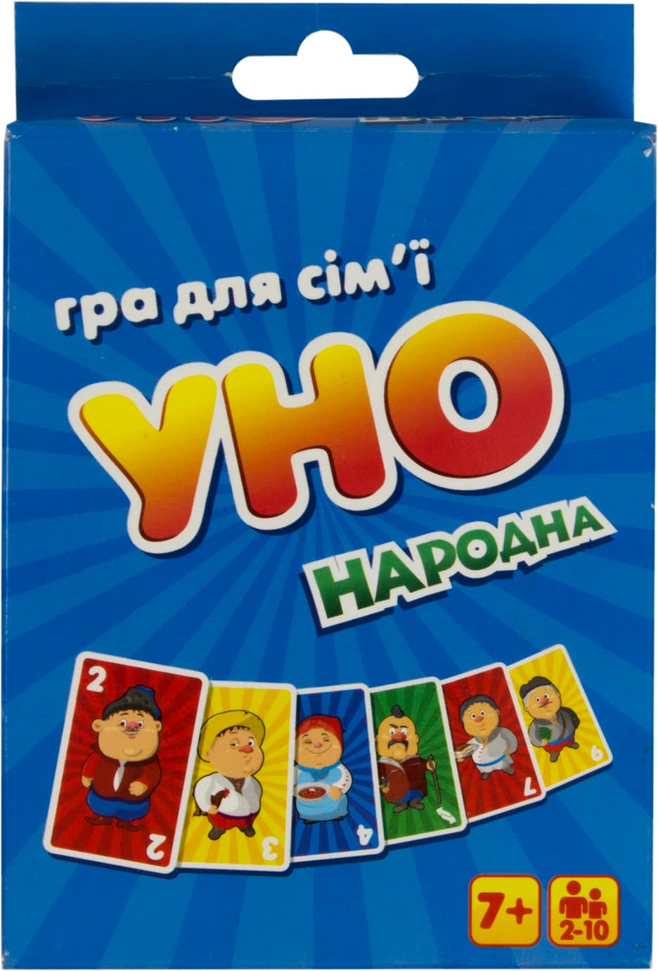 Игра Уно на украинском Strateg 3 вида в коробке 13,5х9х2,5 см (1) 7014-7017