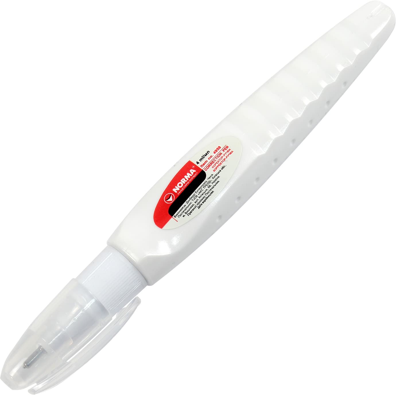 Корректор-ручка металлический наконечник Norma 4 мл (12) №4958