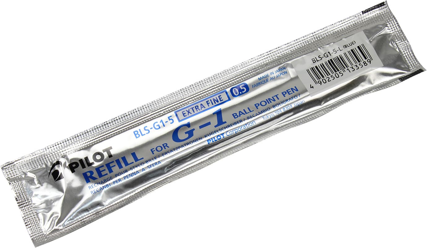 Стержень гелевый Pilot 0,5мм синий для BL-G1, BLGP-G1 (12) BLS-G1-5-L 