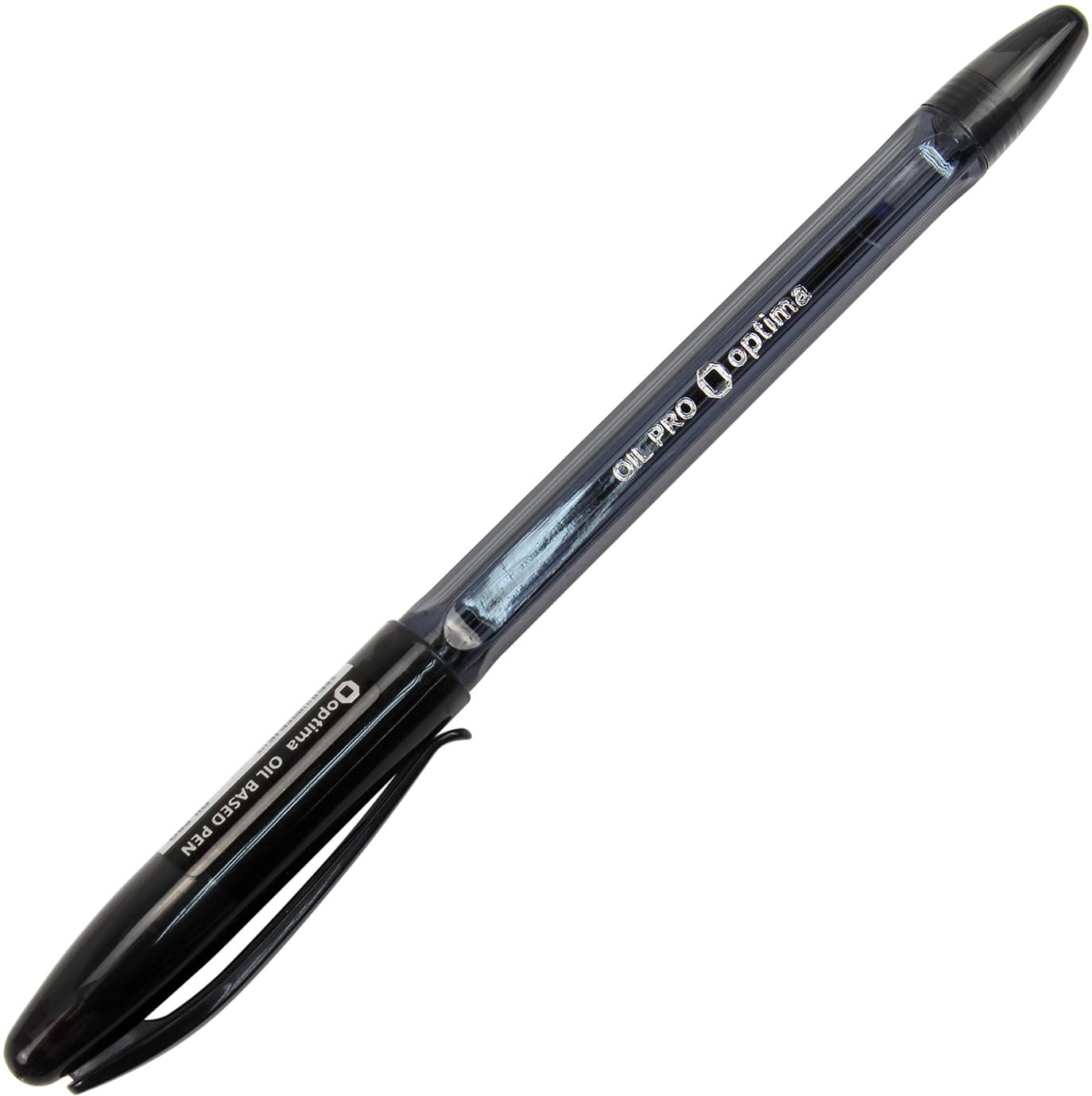 Ручка шариковая масляная Optima Oil Pro 0,5мм черная (12) (144) O15616-01