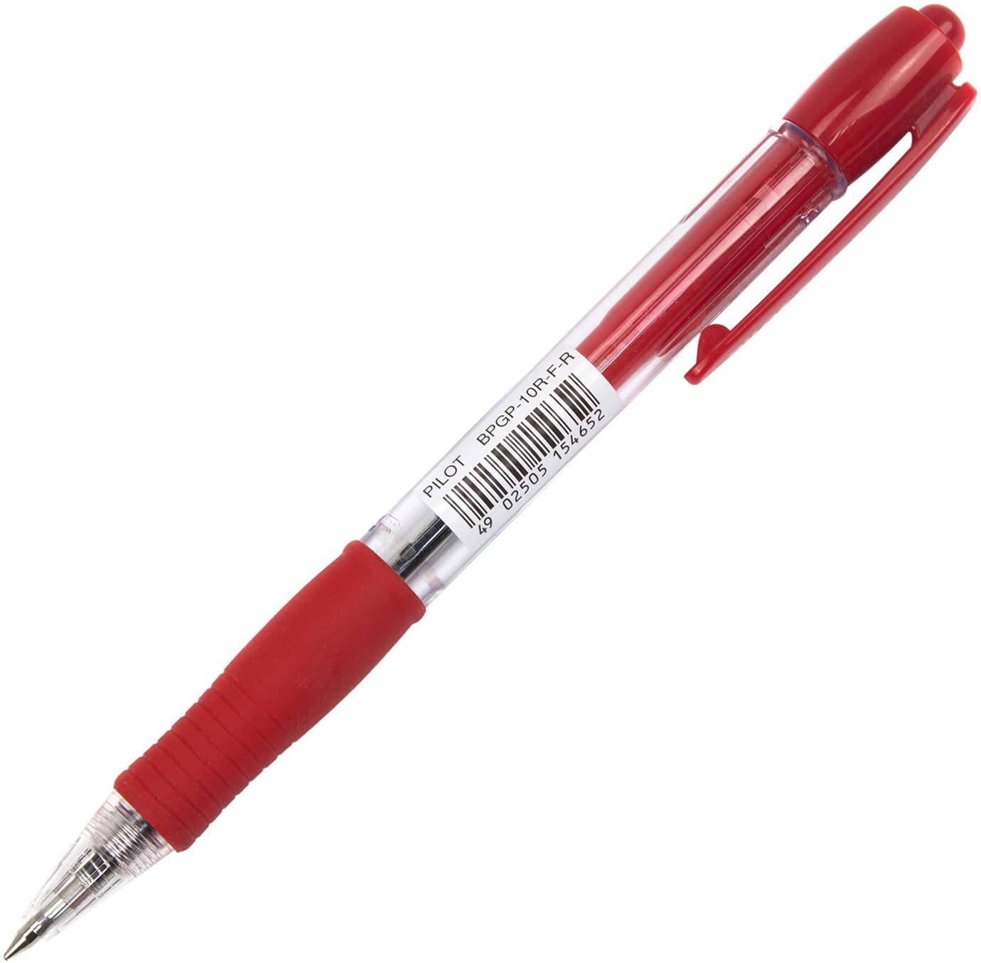 Ручка шариковая автоматическая Pilot Super Grip 0,7мм красная (12) BPGP-10R-F-R 