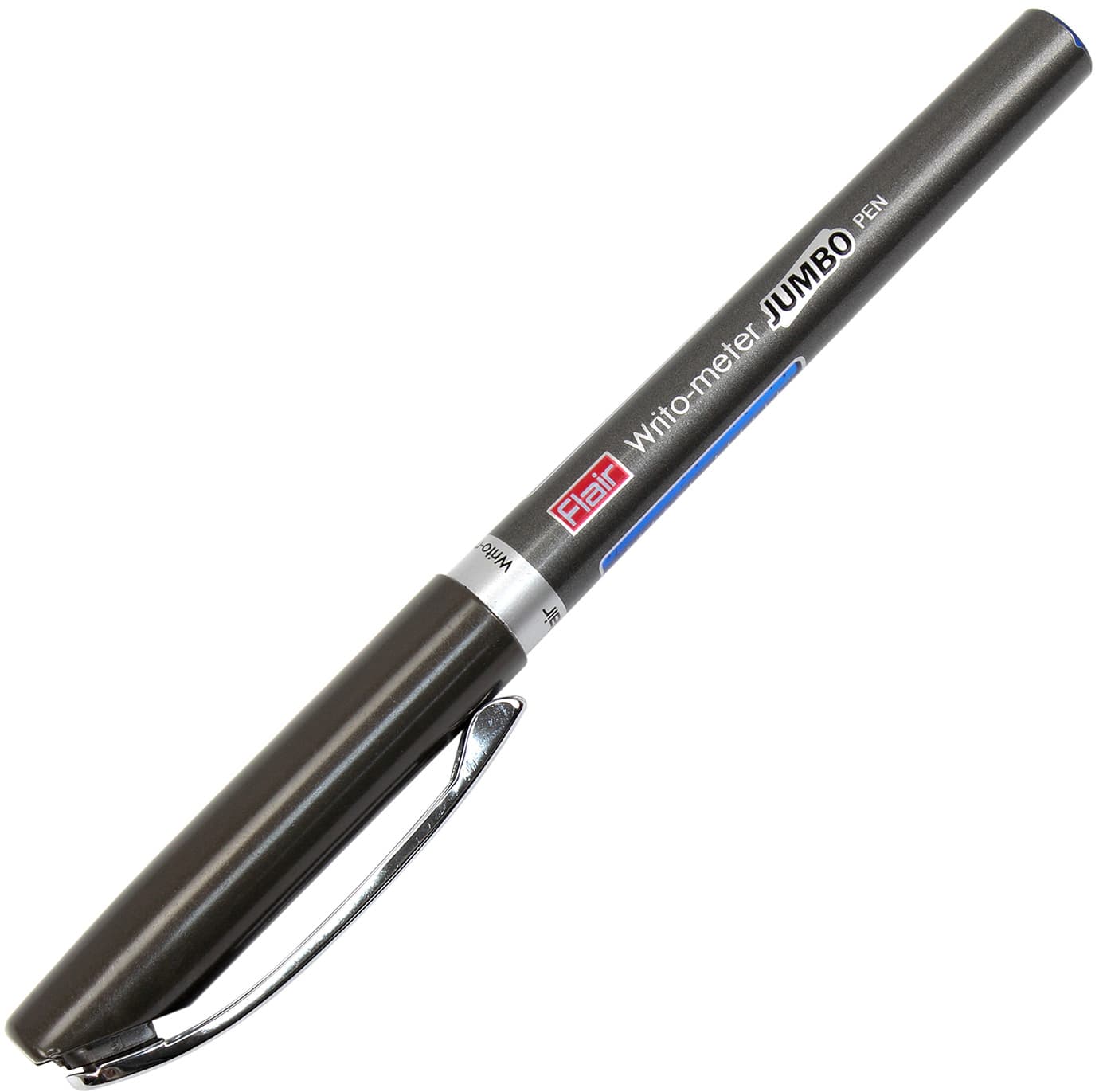 Ручка шариковая масляная Flair Writometer 871B черная Jumbo