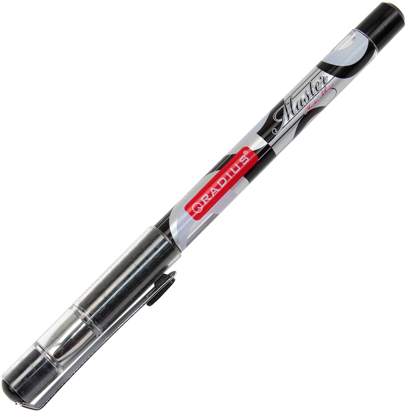 Ручка кулькова Radius Master 0,7мм чорна (10) (120) (1440) 0078
