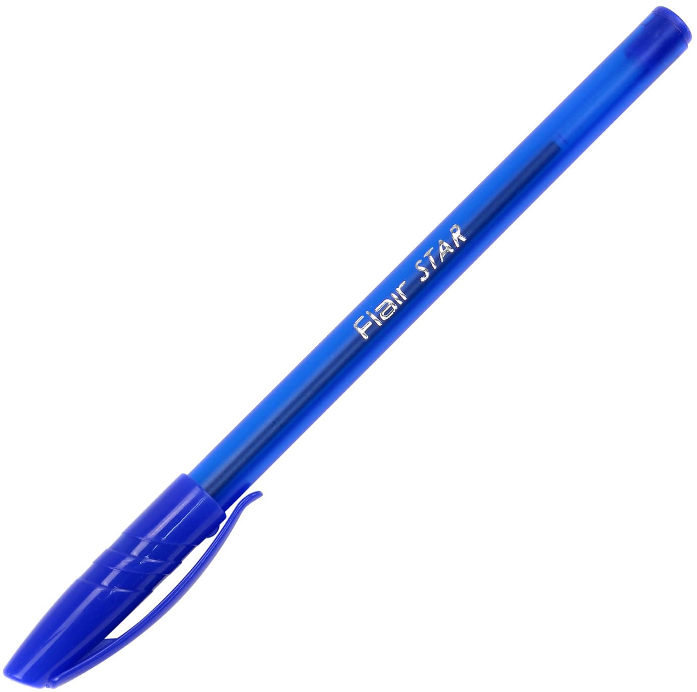Ручка шариковая Flair Star 1 мм синяя (50) (1000) (2000) 1104/1188