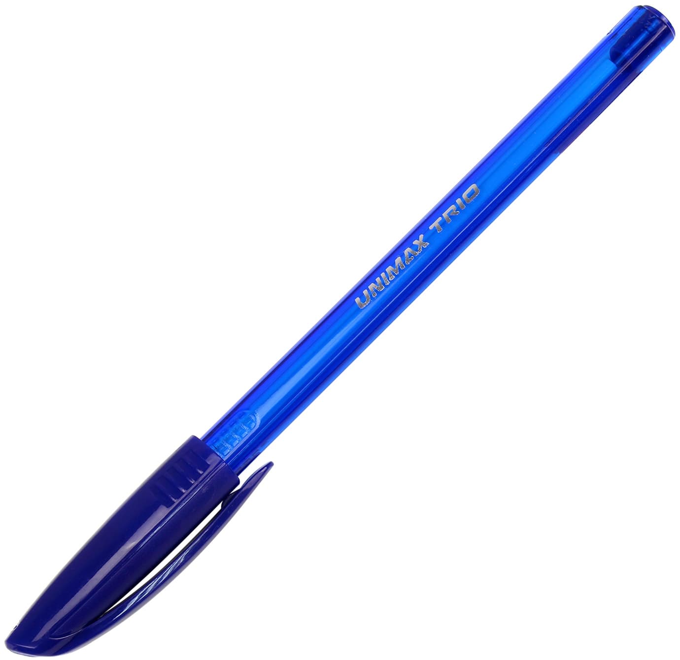 Ручка шариковая Unimax Trio 1 мм синяя (12) (120) UX-104-02