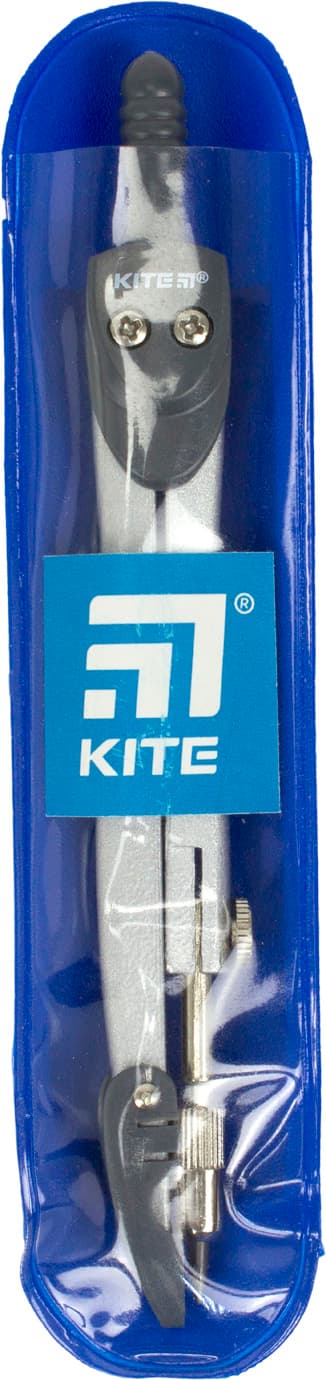 Циркуль Kite 125 мм, серый, в чехле PVC (10) (50) K18-382-03/0001