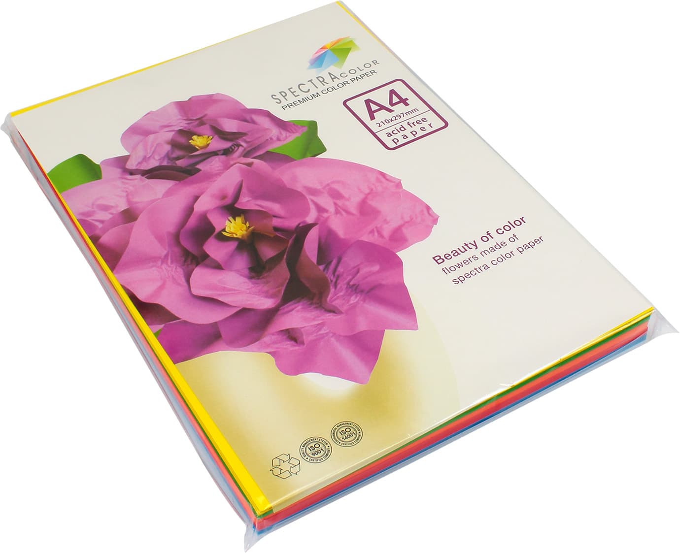 Бумага цветная А4 160г/м2 интенсив 5х20 Spectra Color-Rainbow Pack Deep IT 82 A 100 шт.