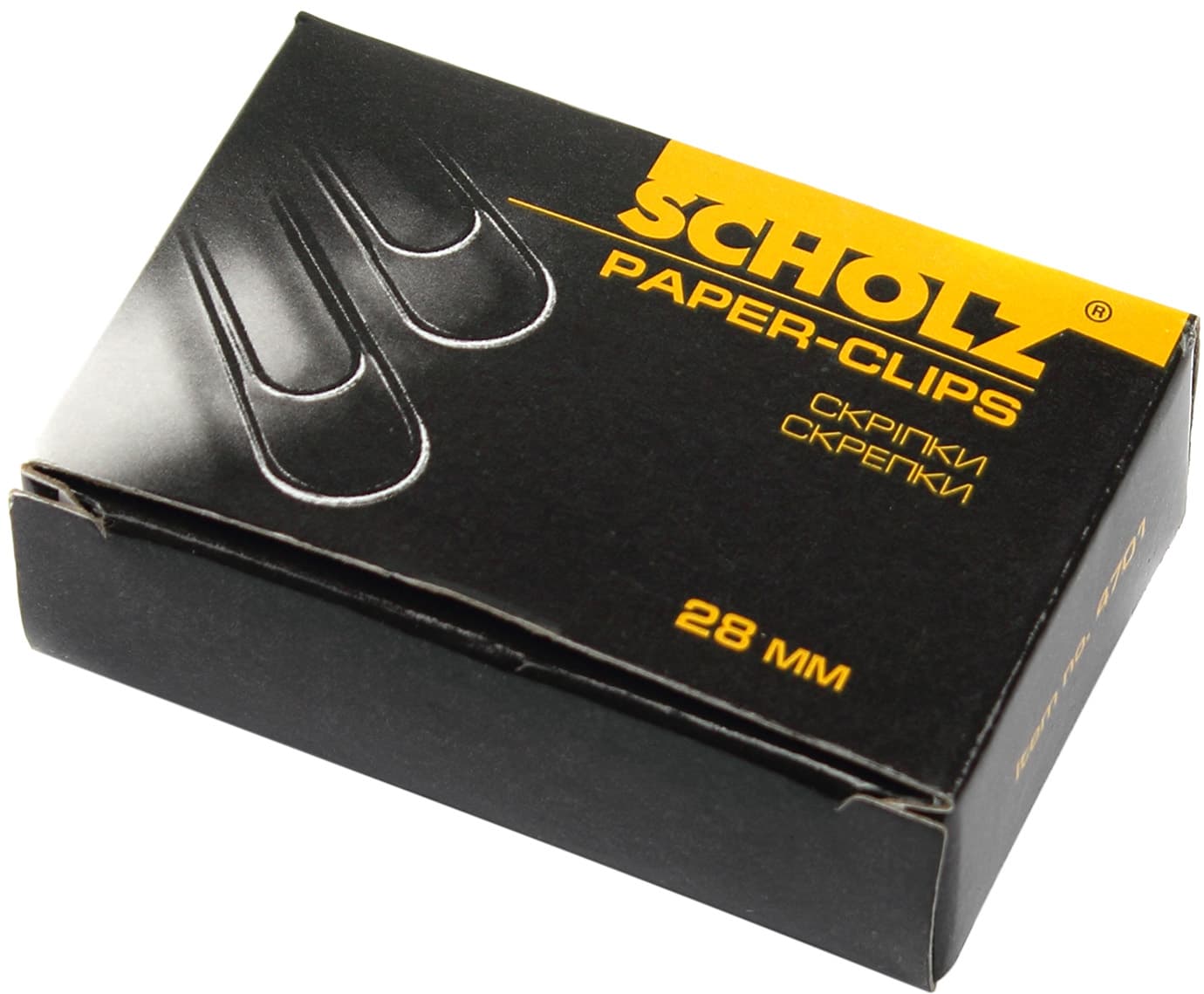 Скріпки Scholz 28мм 100 шт прямі (10) 4701