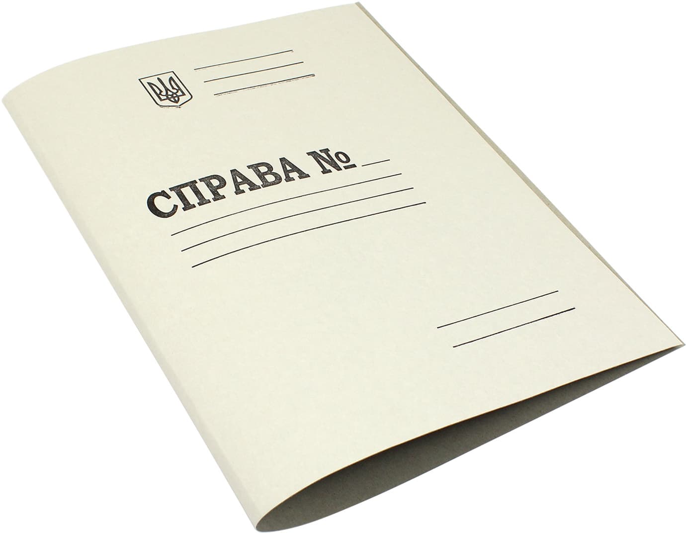 Папка Справа Тризуб А4 картонна (200) DK001