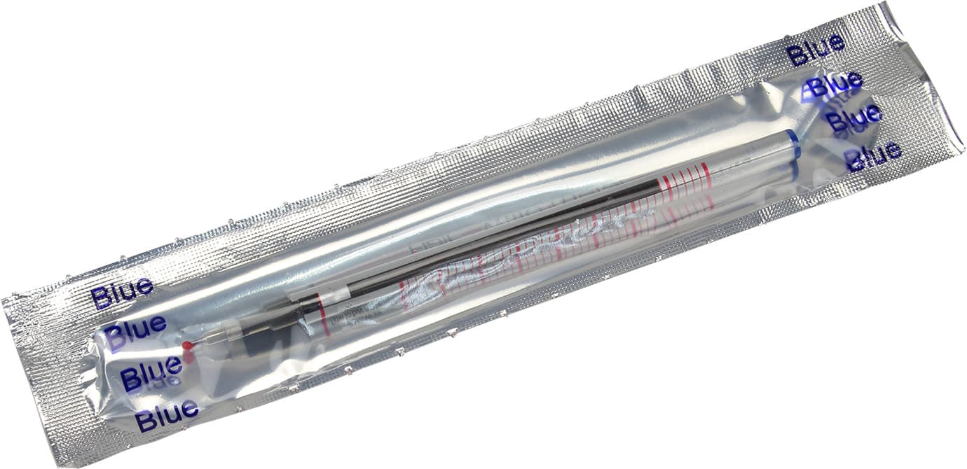 Стержень шариковый Flair 1W Writometer ball 118мм 10км синий (10) (50) (300) (500)