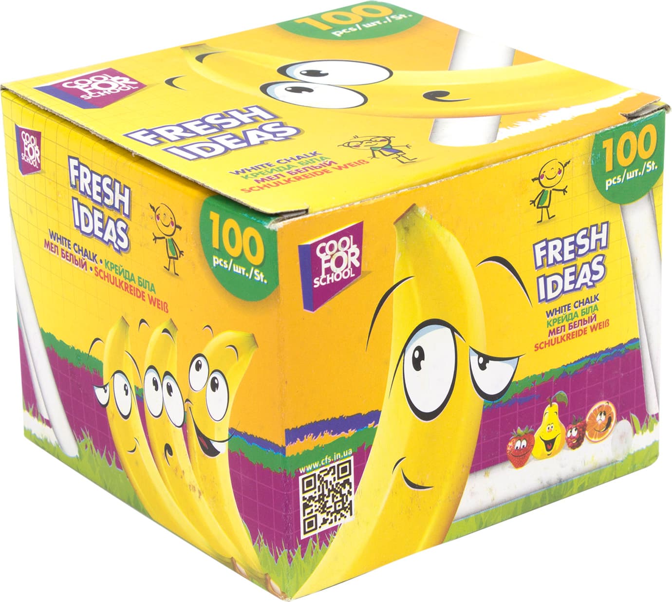 Крейда біла шкільна Cool For School 100 шт Fresh Ideas (1) (20) CF60702