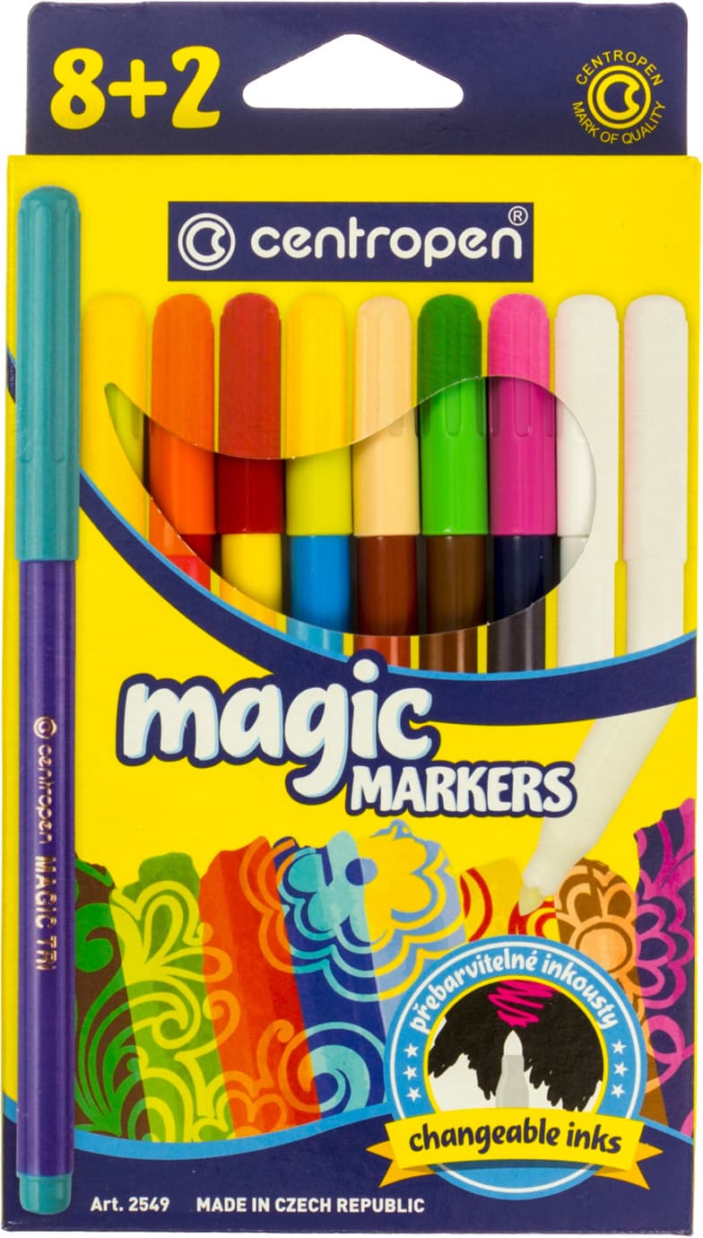 Фломастери Centropen Magic 2549/10 10 кольорів 3,5мм 