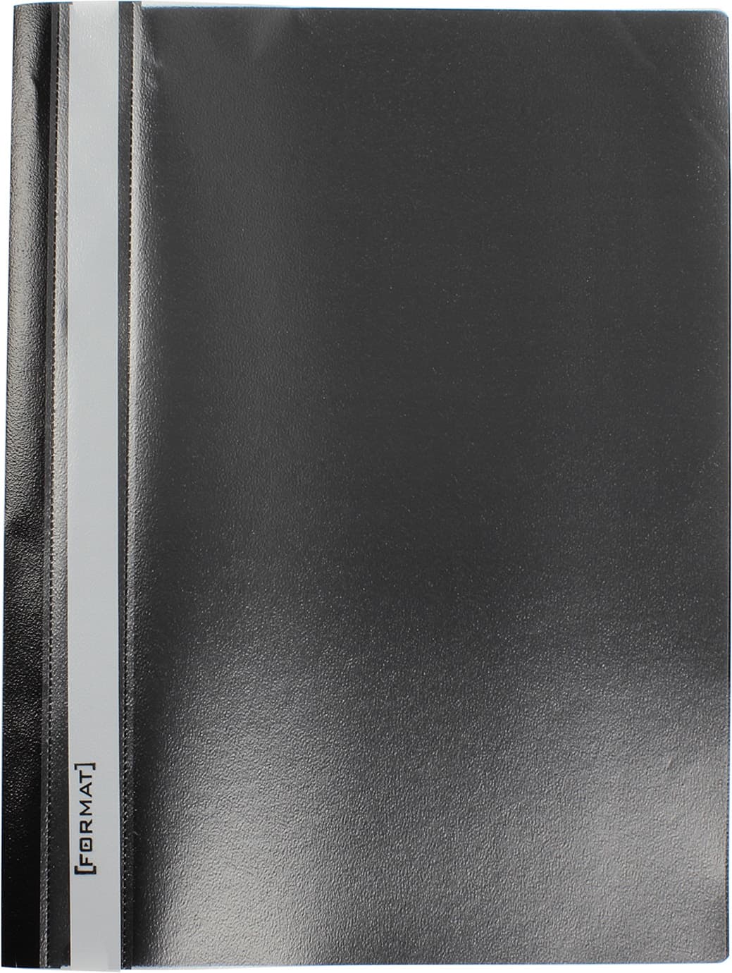 Папка-швидкозш. "Economix Light" №E38503-01 А4 з прозор.верхом,без перфор.,апельс.,глянц.,чорна(10)(300)