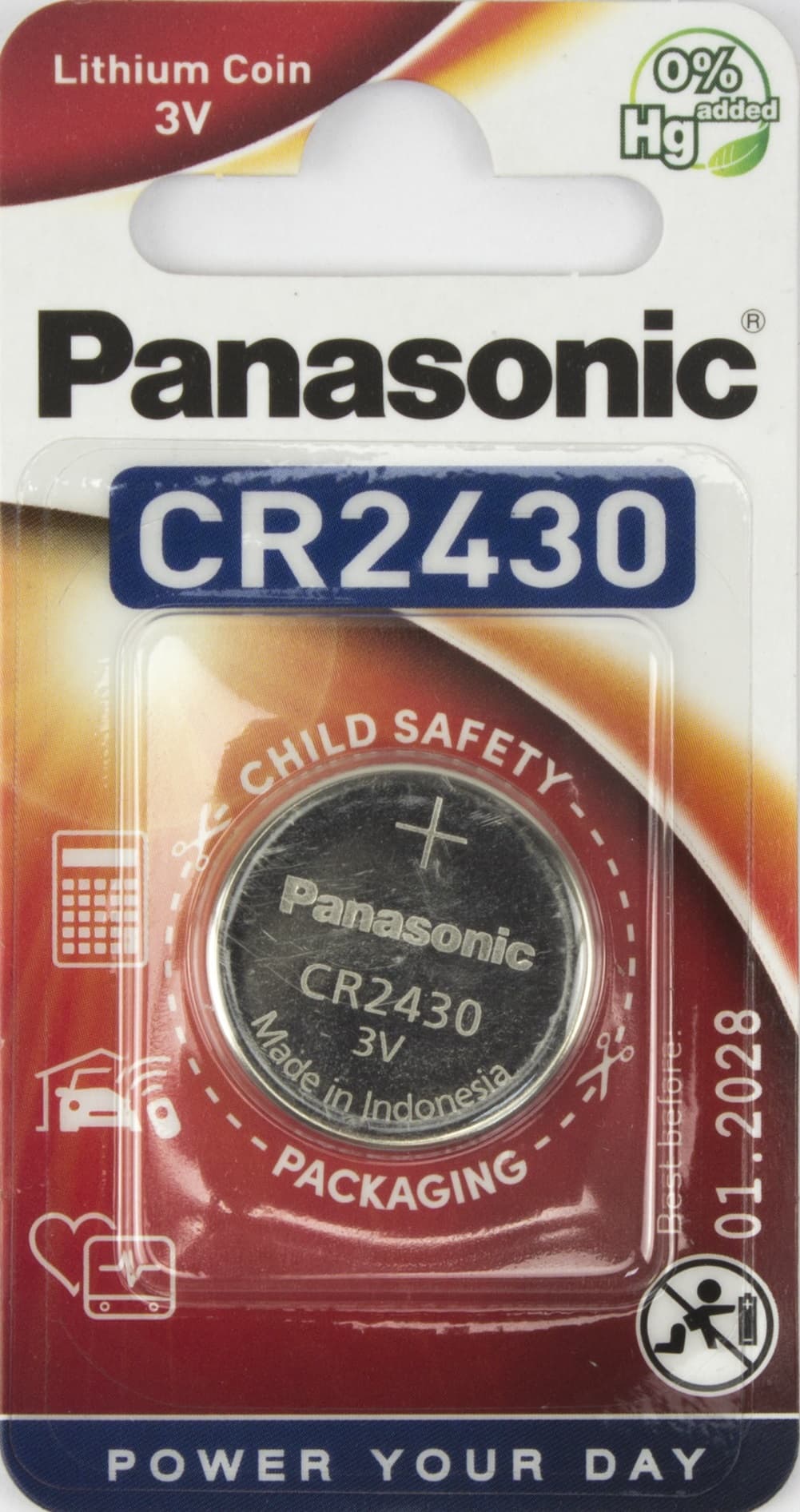 Батарейка Panasonic CR2430/1bl lithium