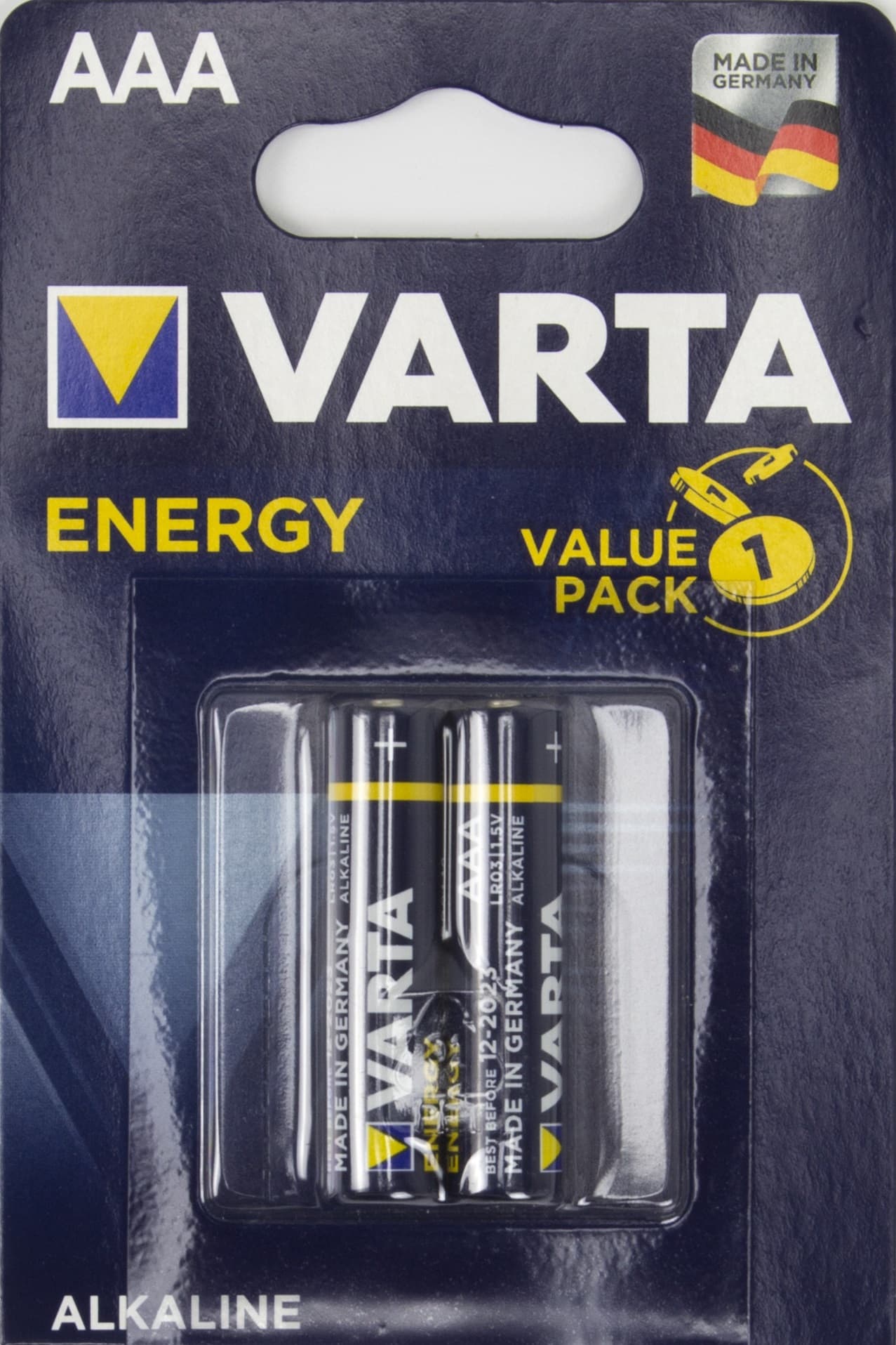 Батарейки Varta energy LR-03 блістер 2 шт (20)