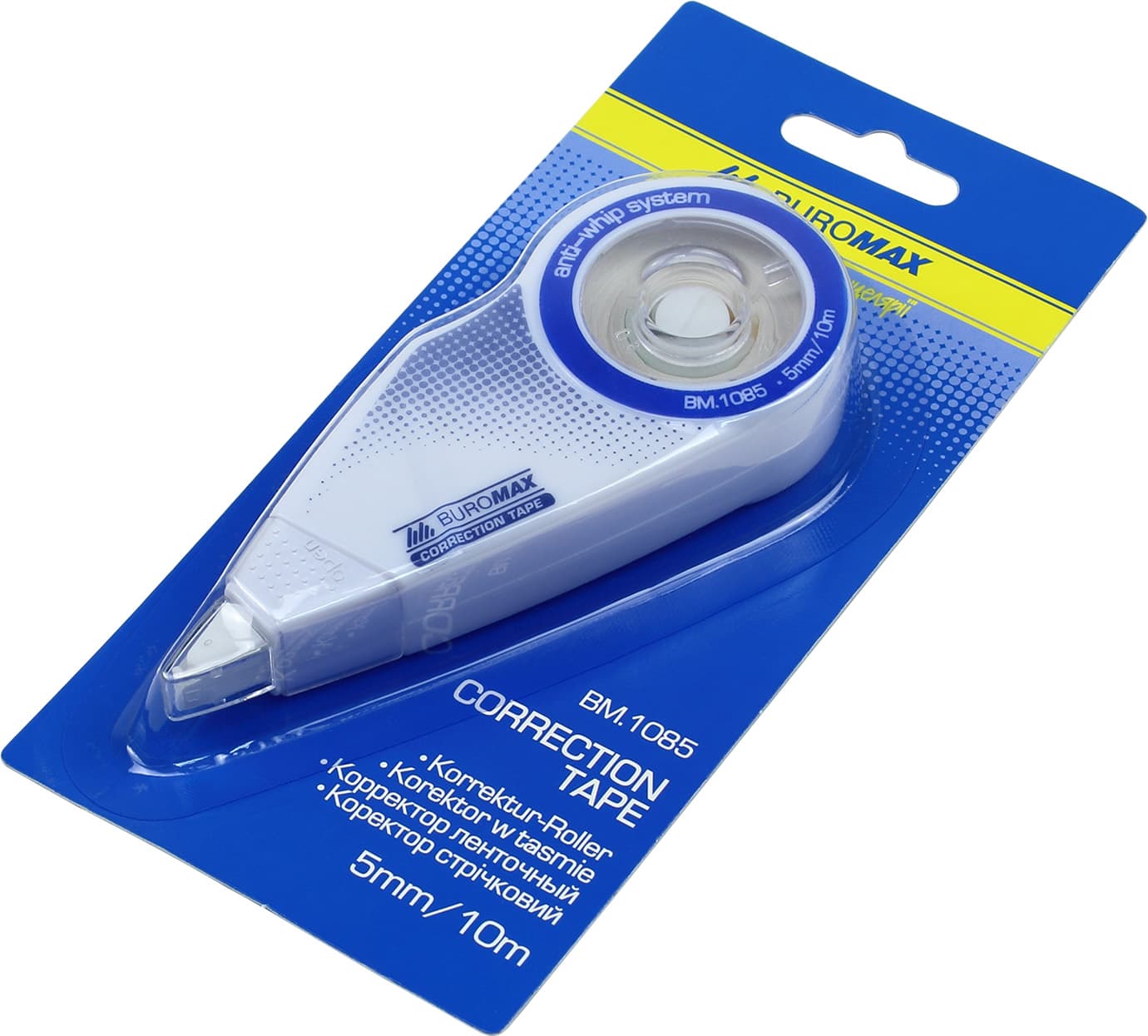 Коректор стрічковий Buromax 5ммх10м (12) 1085