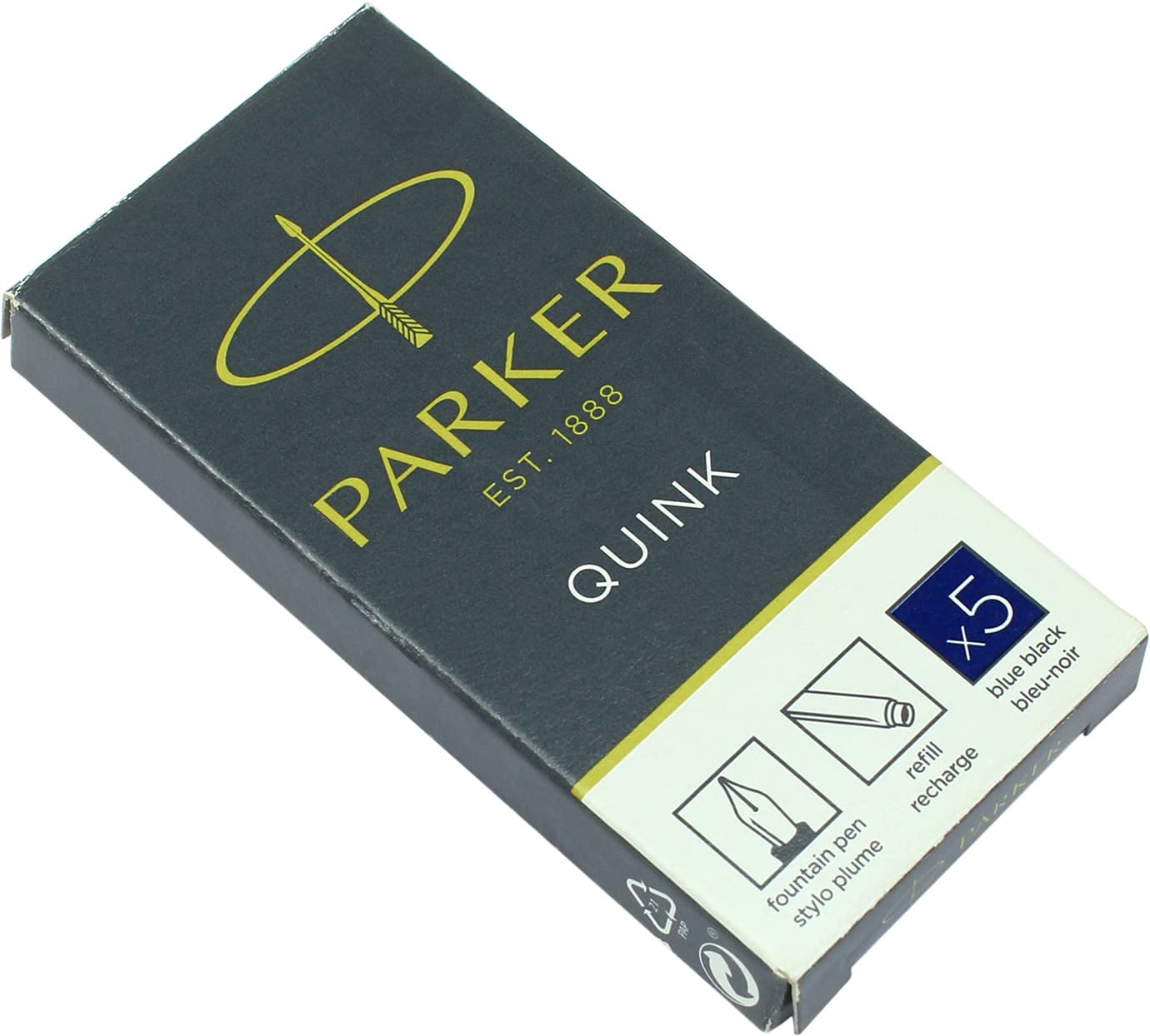 Картридж Parker Quink (5 шт) темно-синий 11410 BLB