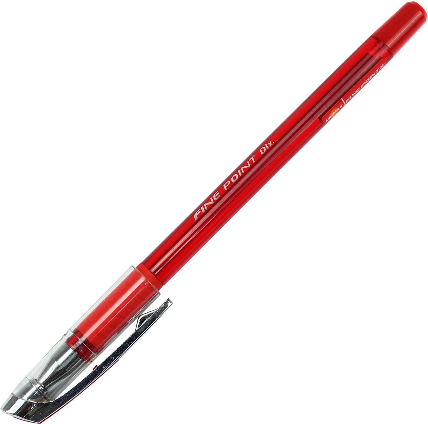 Ручка кулькова Unimax Fine Point Dix 0,7 мм червона (12) (120) UX-111-06