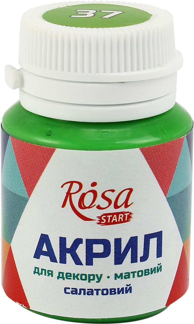 Акрил для декора Rosa Start 20мл матовый салатовый 20037/9276