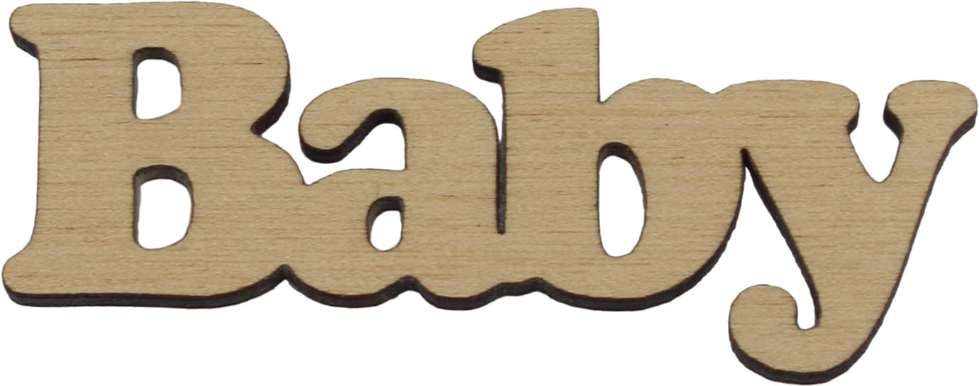 Заготовка фанера напис Baby 8 см (5)