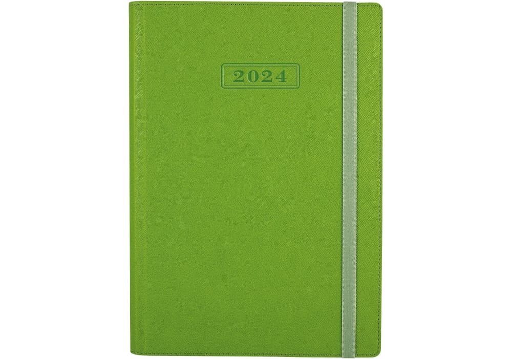 Щоденник А5 Optima датований 2026 Cross фісташковий №O25235-67 м'яка обкладинка, на резинці (24)