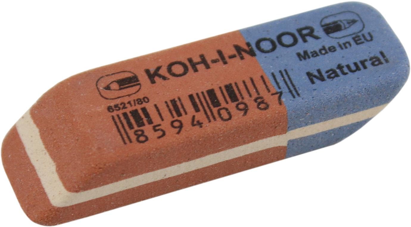 Гумка Koh-i-noor Blue Star червоно-синя (84) (672) 6521/80