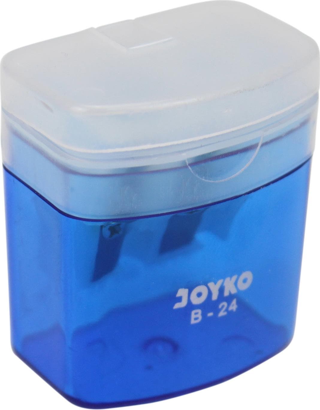Точилка двойная Joyko В-24 бочонок с крышкой