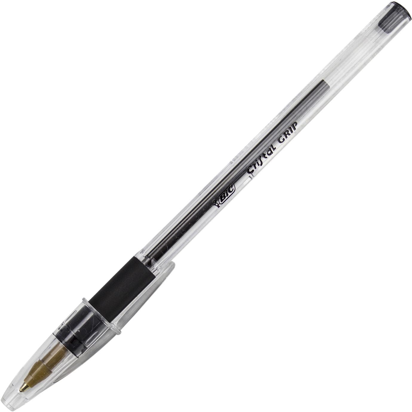 Ручка кулькова Bic Cristal Grip чорна (20) (1000) 802800/054/889984/4054