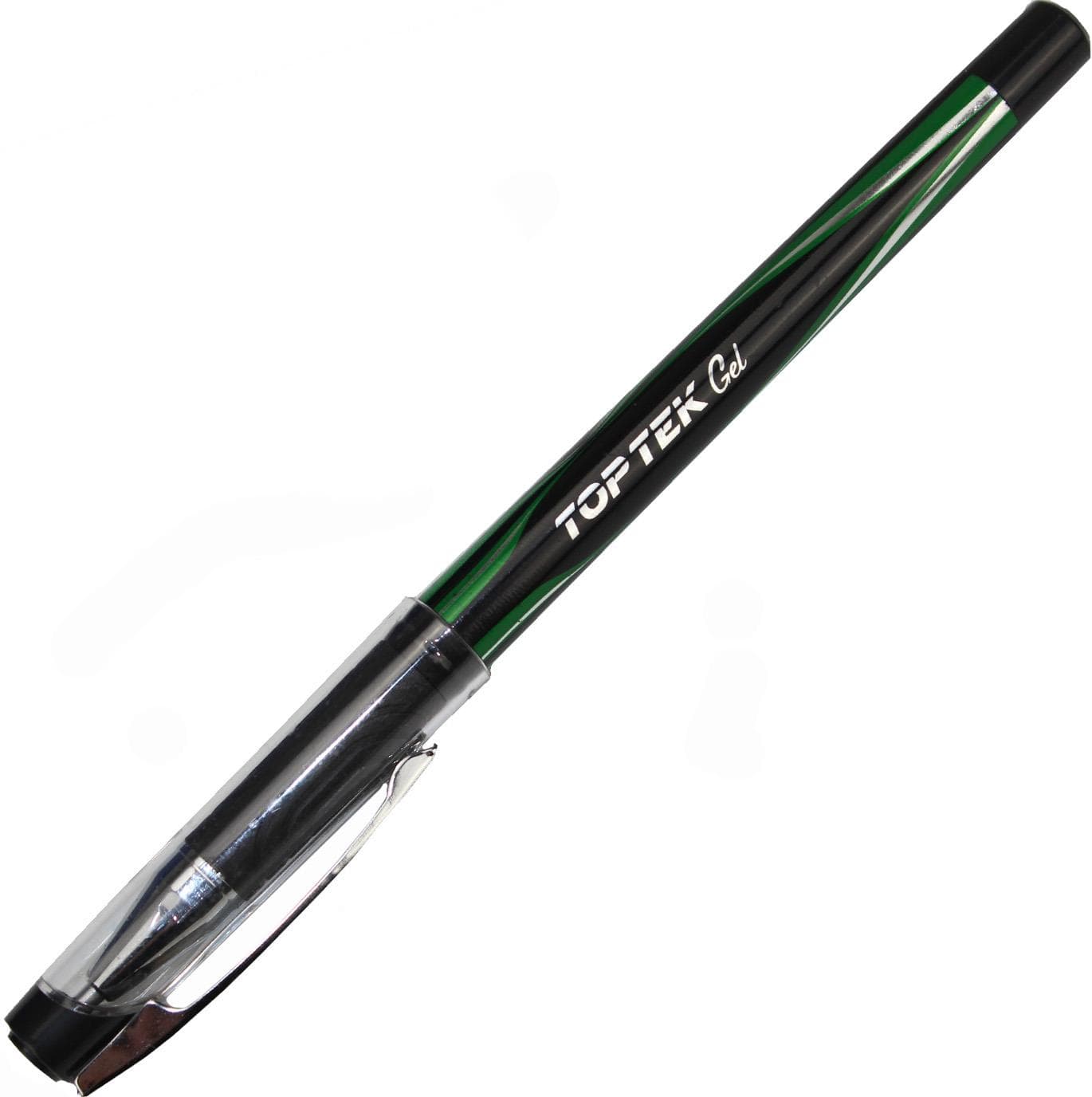 Ручка гелевая Uximax Top Tek Gel 0,5 мм зеленая (12) (120) UX-133-04