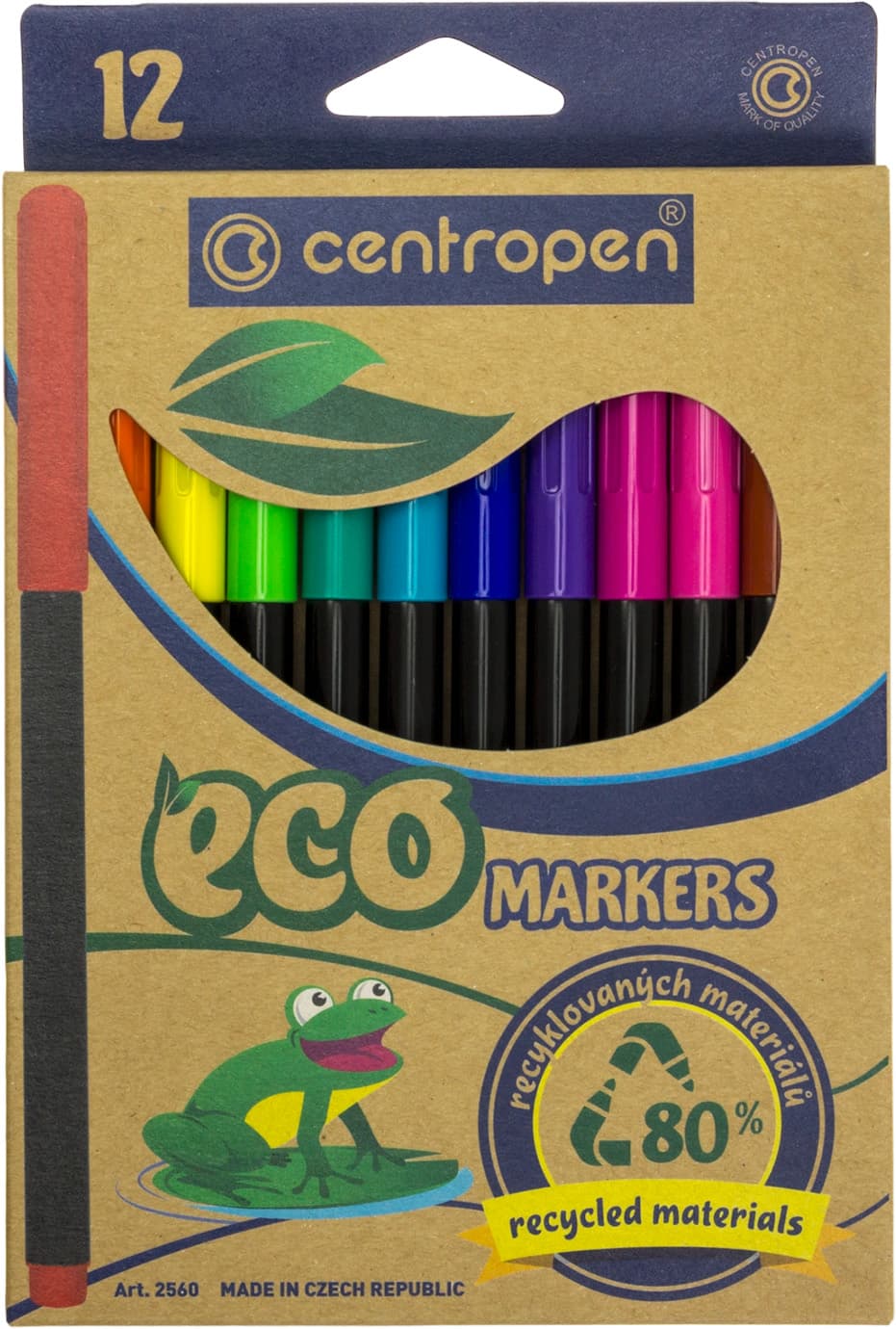 Фломастери Centropen Еко 2560/12 12 кольорів 