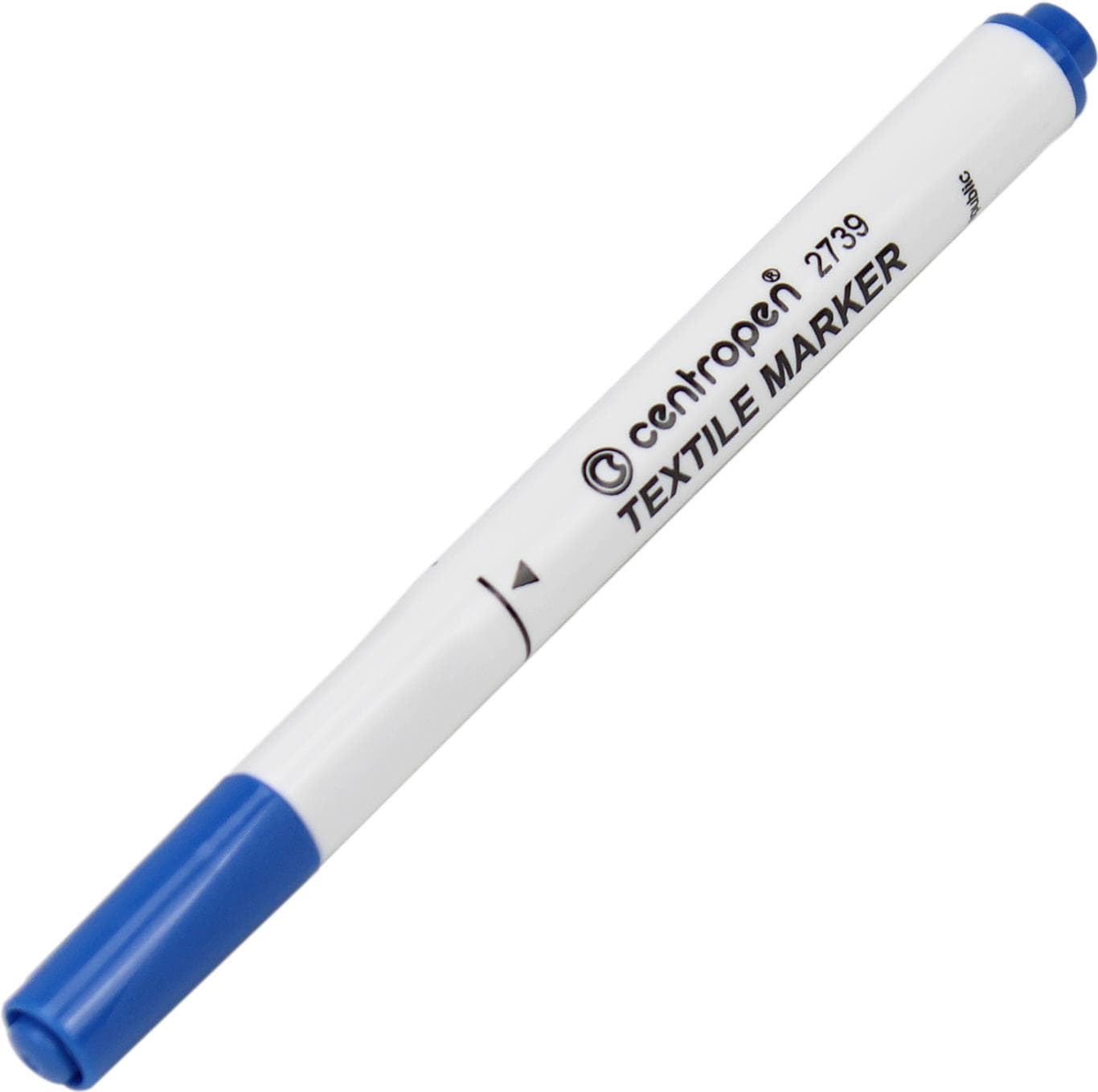 Маркер Centropen Textile 2мм синій 2739