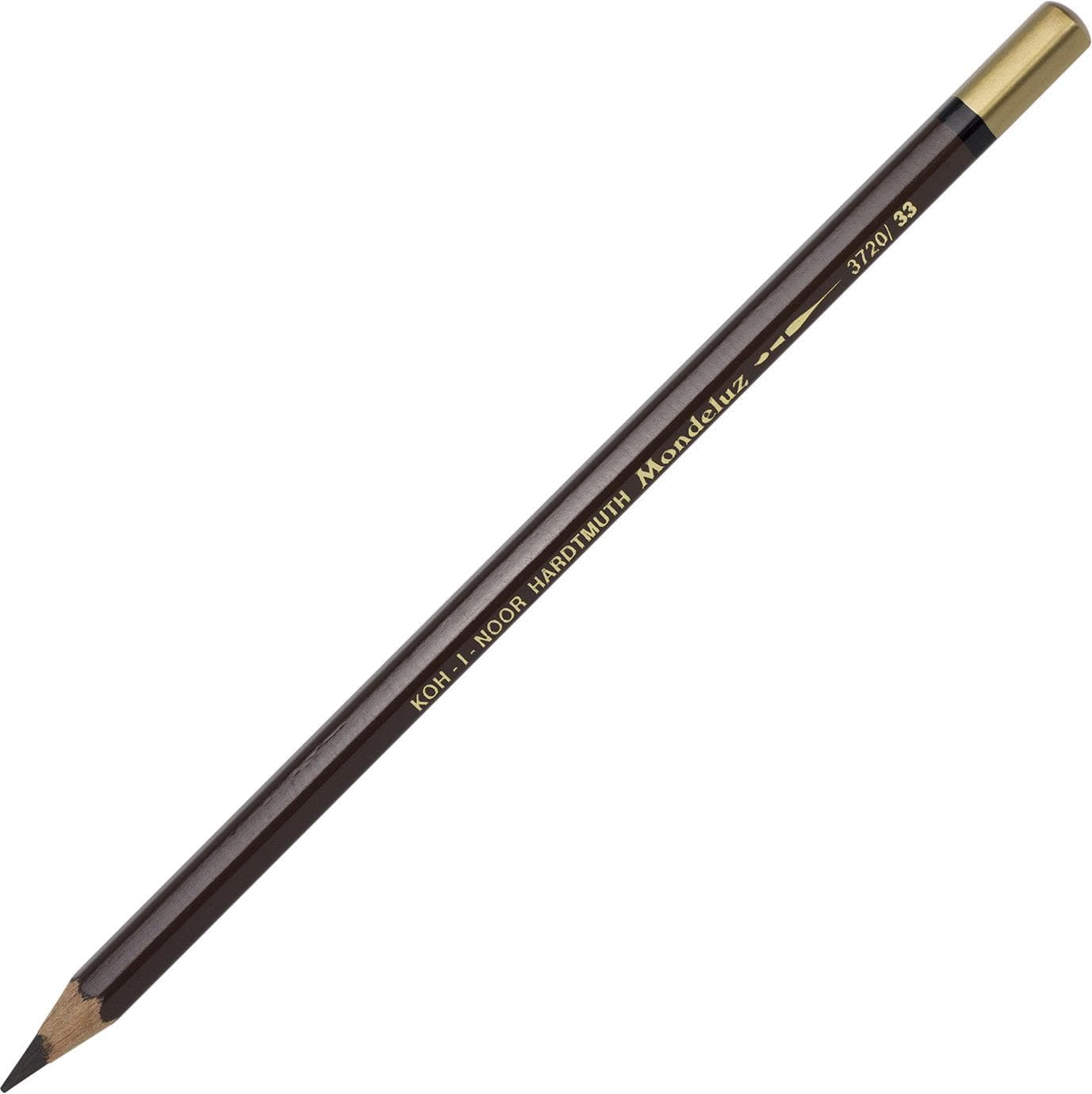 Олівець кольоровий акварельний Koh-i-noor Mondeluz dark brown/темно-коричневий 3720/33