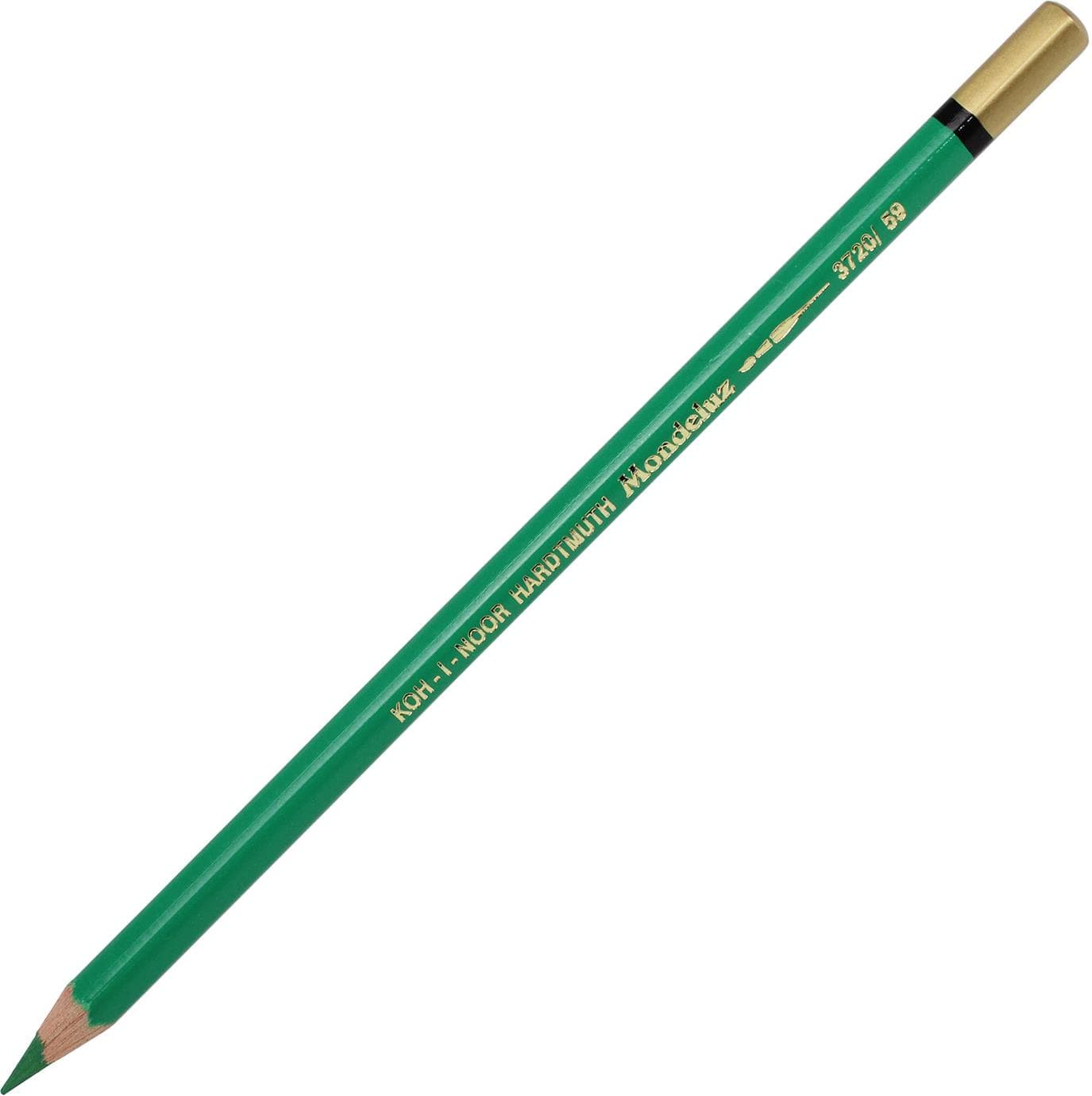 Олівець кольоровий акварельний Koh-i-noor Mondeluz grass green/трав'яний зелений 3720/59