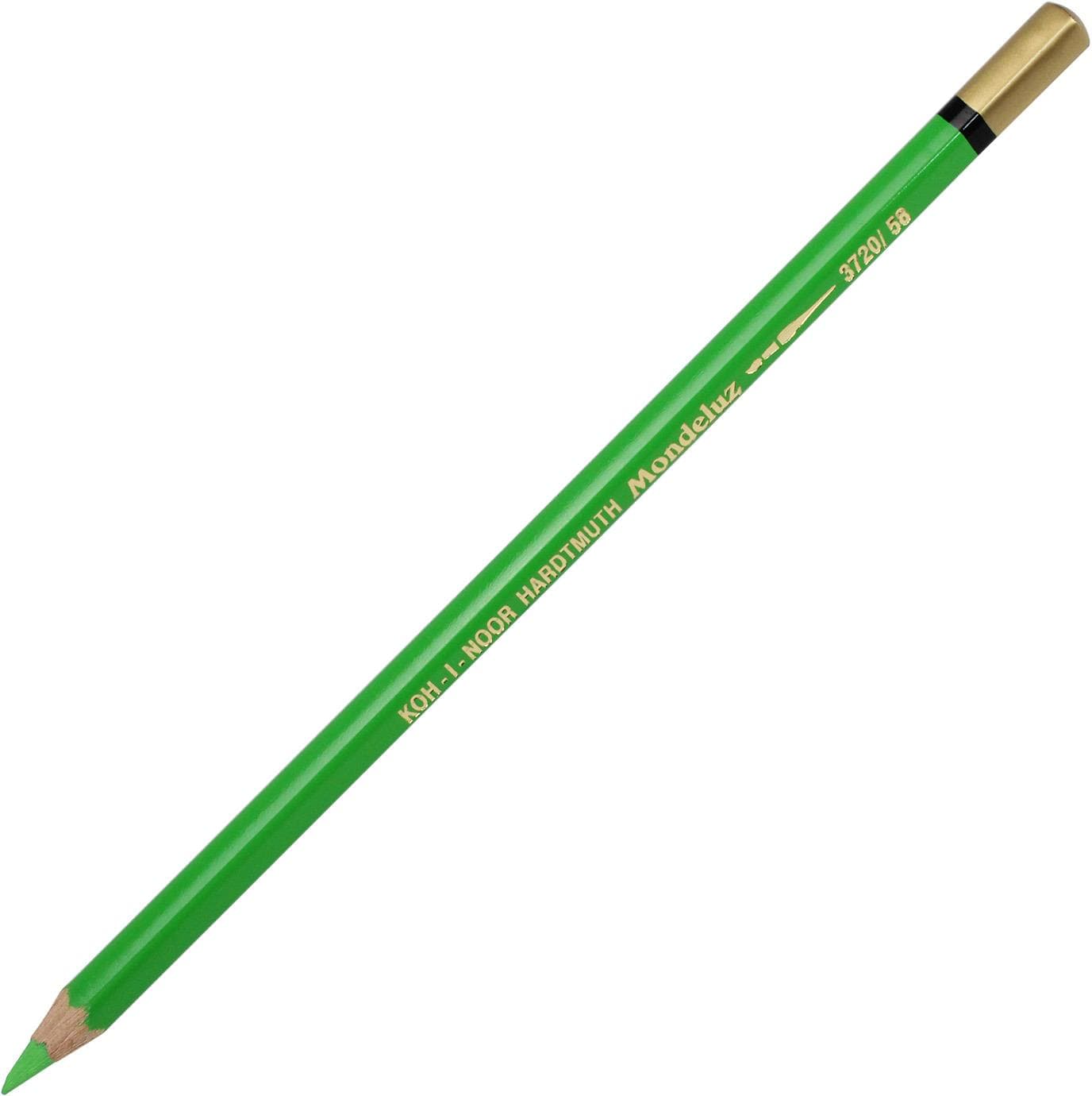 Олівець кольоровий акварельний Koh-i-noor Mondeluz light green/світло-зелений 3720/58