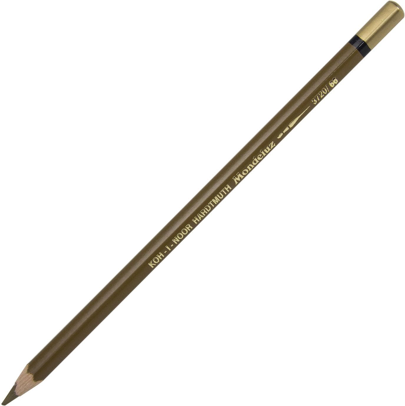 Олівець кольоровий акварельний Koh-i-noor Mondeluz raw umber/умбра 3720/66