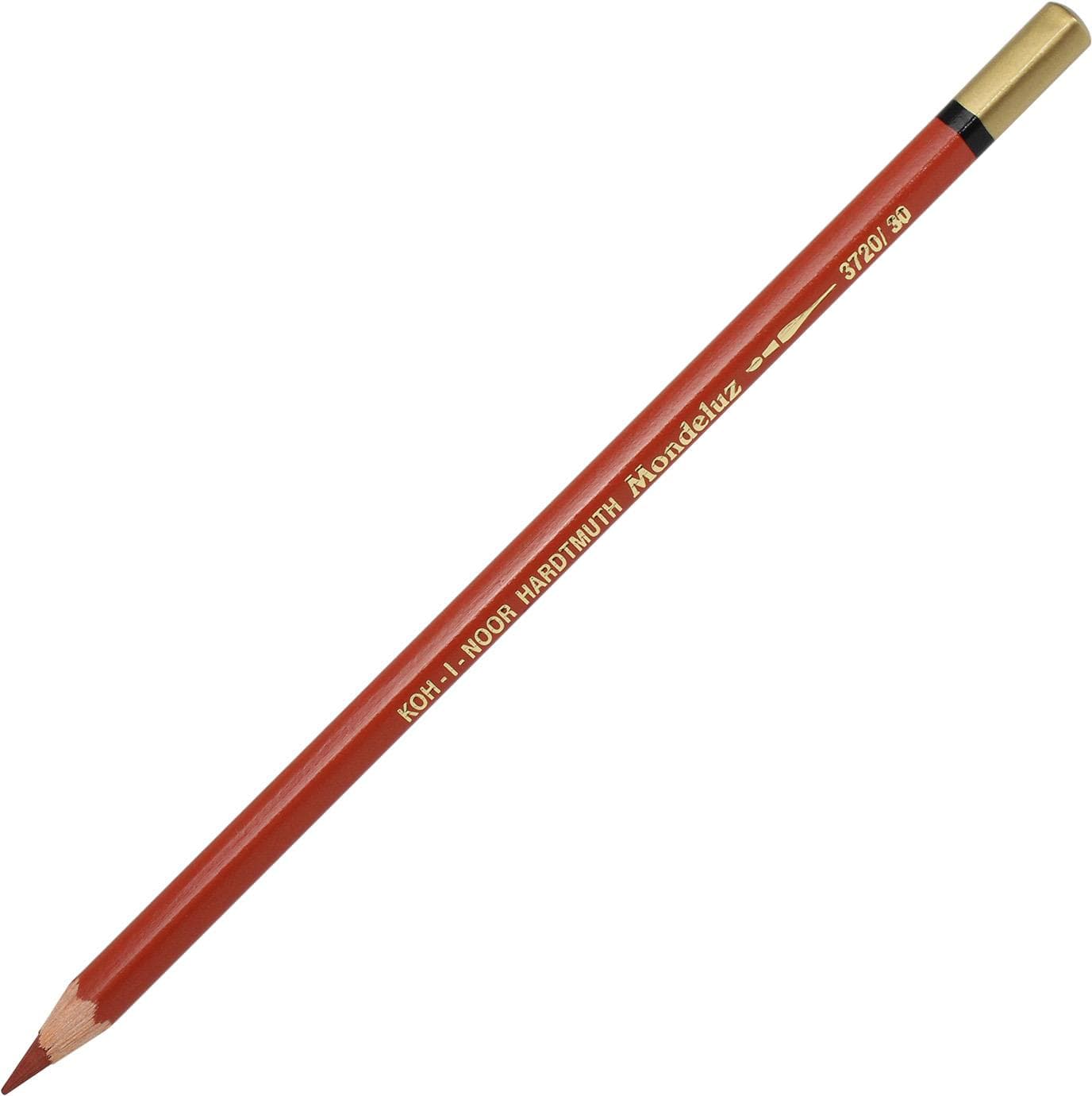 Олівець кольоровий акварельний Koh-i-noor Mondeluz reddish brown/червоний-коричневий 3720/30