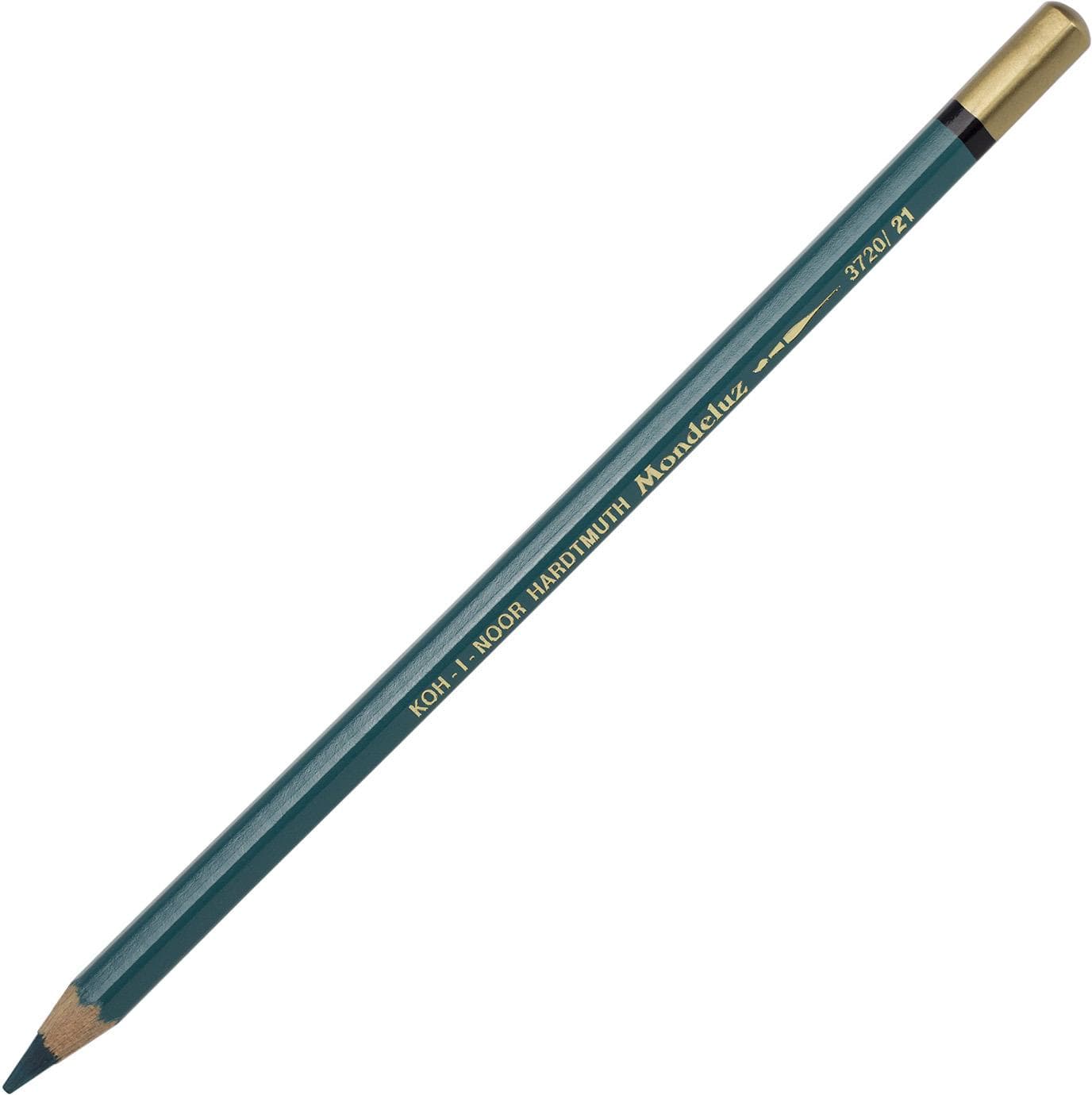 Олівець кольоровий акварельний Koh-i-noor Mondeluz bluish green/блакитно-зелений 3720/21