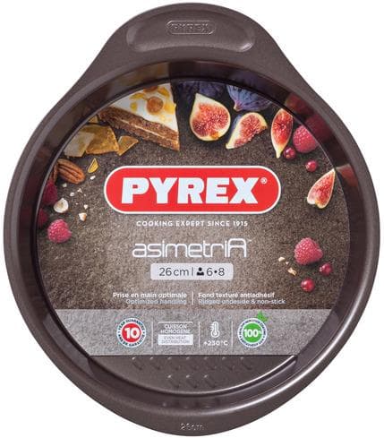 Форма для выпечки металлическая круглая Pyrex Asimetria 26 см (6) 67489